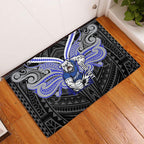 Custom Canterbury-Bankstown Bulldogs Rubber Doormat Bulldog Warrior Polynesia Islander Rugby Mascot