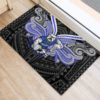 Custom Canterbury-Bankstown Bulldogs Rubber Doormat Bulldog Warrior Polynesia Islander Rugby Mascot