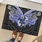 Custom Canterbury-Bankstown Bulldogs Rubber Doormat Bulldog Warrior Polynesia Islander Rugby Mascot