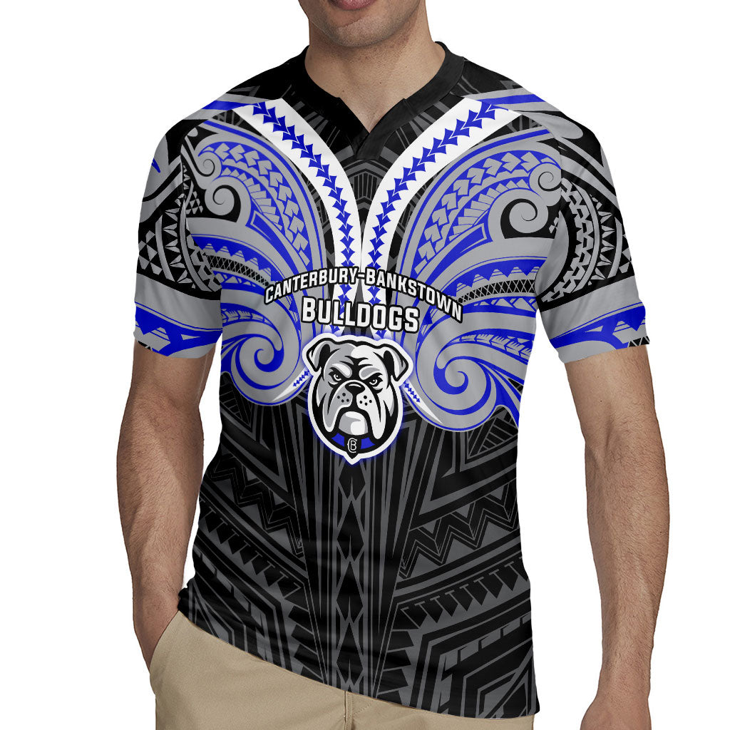 Custom Canterbury-Bankstown Bulldogs Rugby Jersey Bulldog Warrior Polynesia Islander Rugby Mascot