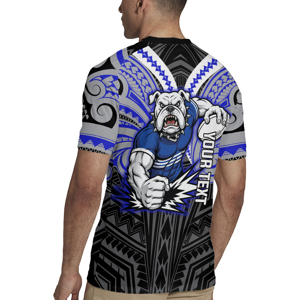 Custom Canterbury-Bankstown Bulldogs Rugby Jersey Bulldog Warrior Polynesia Islander Rugby Mascot
