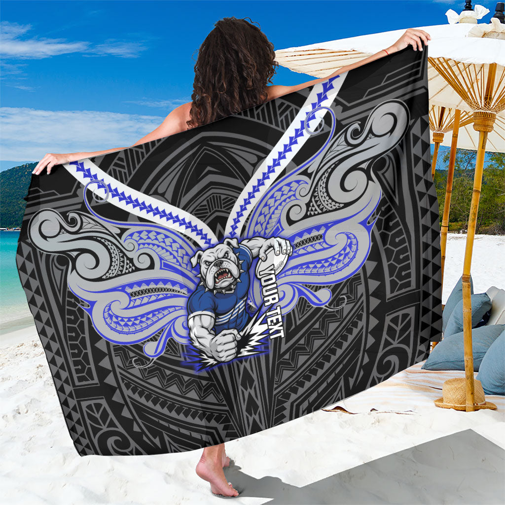 Custom Canterbury-Bankstown Bulldogs Sarong Bulldog Warrior Polynesia Islander Rugby Mascot