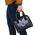 Custom Canterbury-Bankstown Bulldogs Shoulder Handbag Bulldog Warrior Polynesia Islander Rugby Mascot