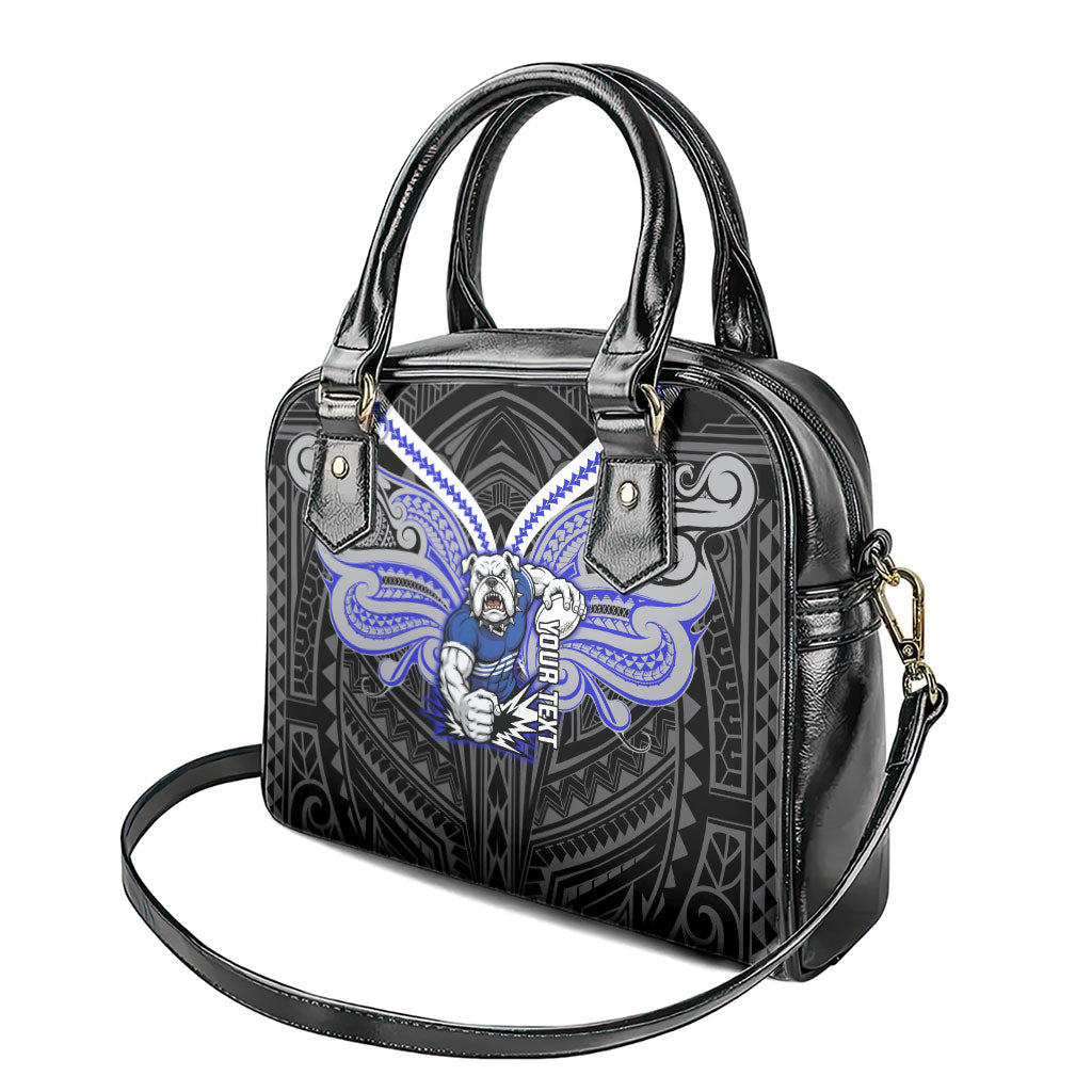 Custom Canterbury-Bankstown Bulldogs Shoulder Handbag Bulldog Warrior Polynesia Islander Rugby Mascot