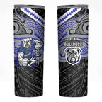 Custom Canterbury-Bankstown Bulldogs Skinny Tumbler Bulldog Warrior Polynesia Islander Rugby Mascot