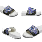 Custom Canterbury-Bankstown Bulldogs Slide Sandals Bulldog Warrior Polynesia Islander Rugby Mascot