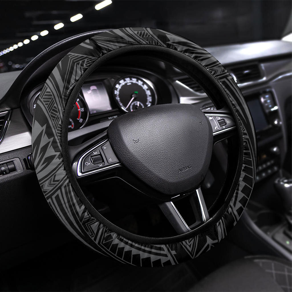 Canterbury-Bankstown Bulldogs Steering Wheel Cover Bulldog Warrior Polynesia Islander Rugby Mascot