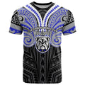 Custom Canterbury-Bankstown Bulldogs T Shirt Bulldog Warrior Polynesia Islander Rugby Mascot