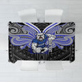 Custom Canterbury-Bankstown Bulldogs Tablecloth Bulldog Warrior Polynesia Islander Rugby Mascot