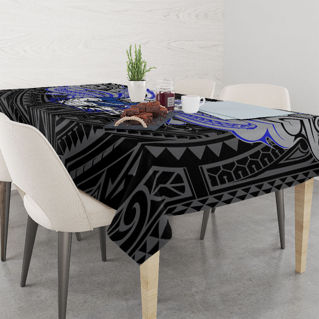 Custom Canterbury-Bankstown Bulldogs Tablecloth Bulldog Warrior Polynesia Islander Rugby Mascot