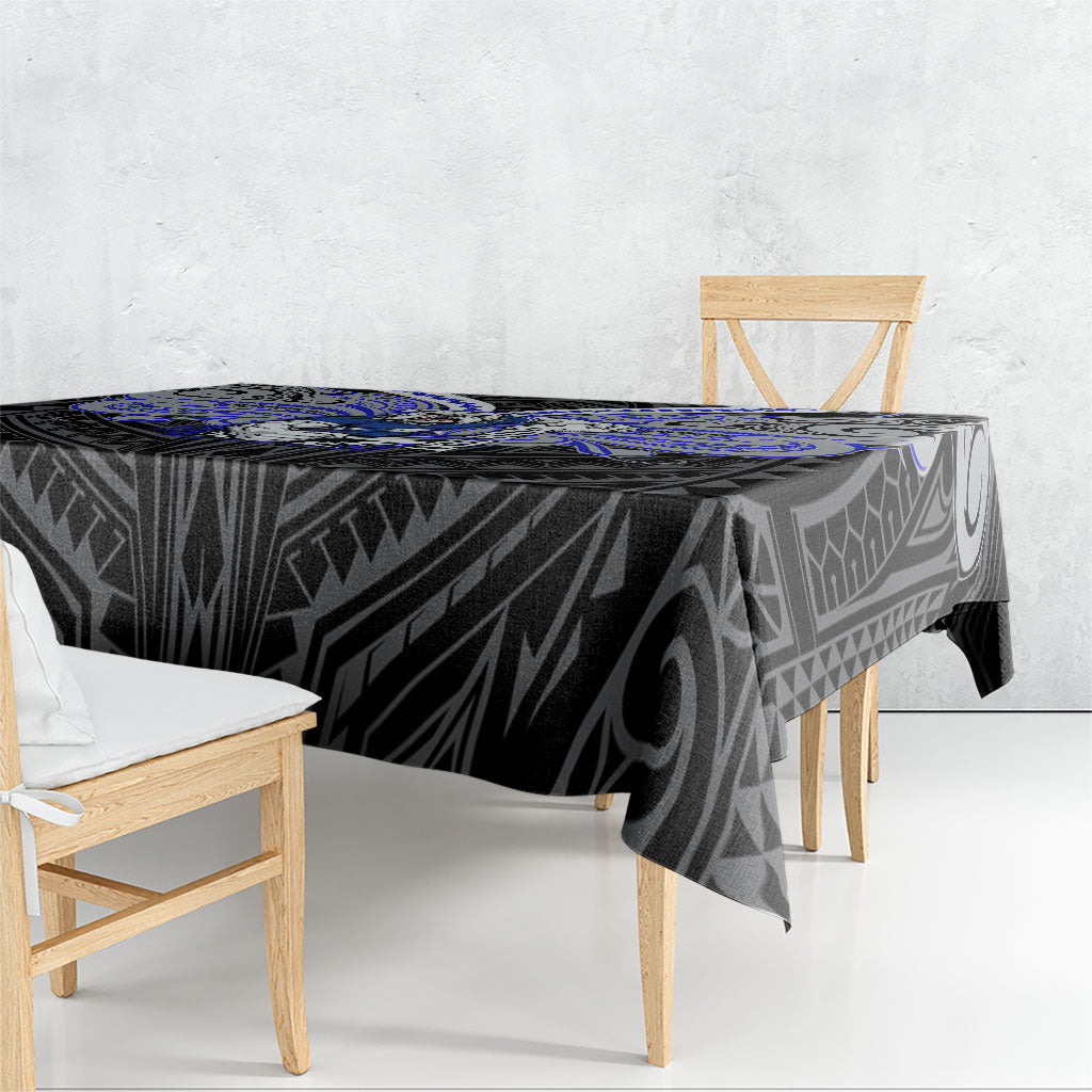 Custom Canterbury-Bankstown Bulldogs Tablecloth Bulldog Warrior Polynesia Islander Rugby Mascot