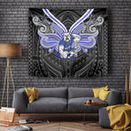 Custom Canterbury-Bankstown Bulldogs Tapestry Bulldog Warrior Polynesia Islander Rugby Mascot