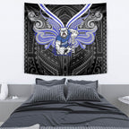 Custom Canterbury-Bankstown Bulldogs Tapestry Bulldog Warrior Polynesia Islander Rugby Mascot