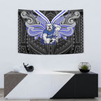 Custom Canterbury-Bankstown Bulldogs Tapestry Bulldog Warrior Polynesia Islander Rugby Mascot