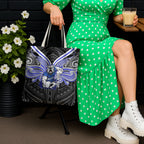 Custom Canterbury-Bankstown Bulldogs Tote Bag Bulldog Warrior Polynesia Islander Rugby Mascot