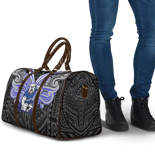 Custom Canterbury-Bankstown Bulldogs Travel Bag Bulldog Warrior Polynesia Islander Rugby Mascot
