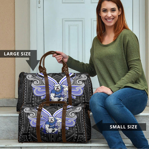 Custom Canterbury-Bankstown Bulldogs Travel Bag Bulldog Warrior Polynesia Islander Rugby Mascot