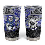 Custom Canterbury-Bankstown Bulldogs Tumbler Cup Bulldog Warrior Polynesia Islander Rugby Mascot