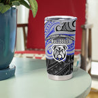Custom Canterbury-Bankstown Bulldogs Tumbler Cup Bulldog Warrior Polynesia Islander Rugby Mascot