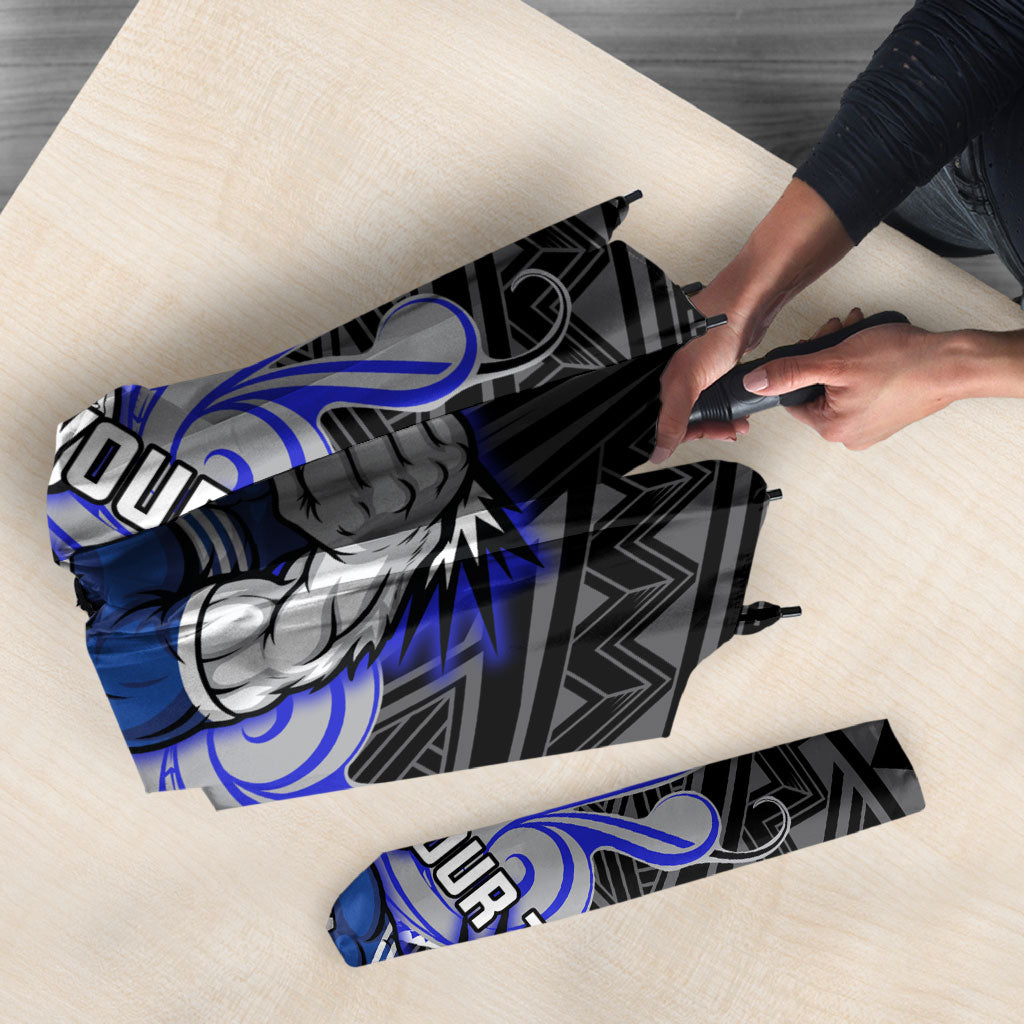 Custom Canterbury-Bankstown Bulldogs Umbrella Bulldog Warrior Polynesia Islander Rugby Mascot