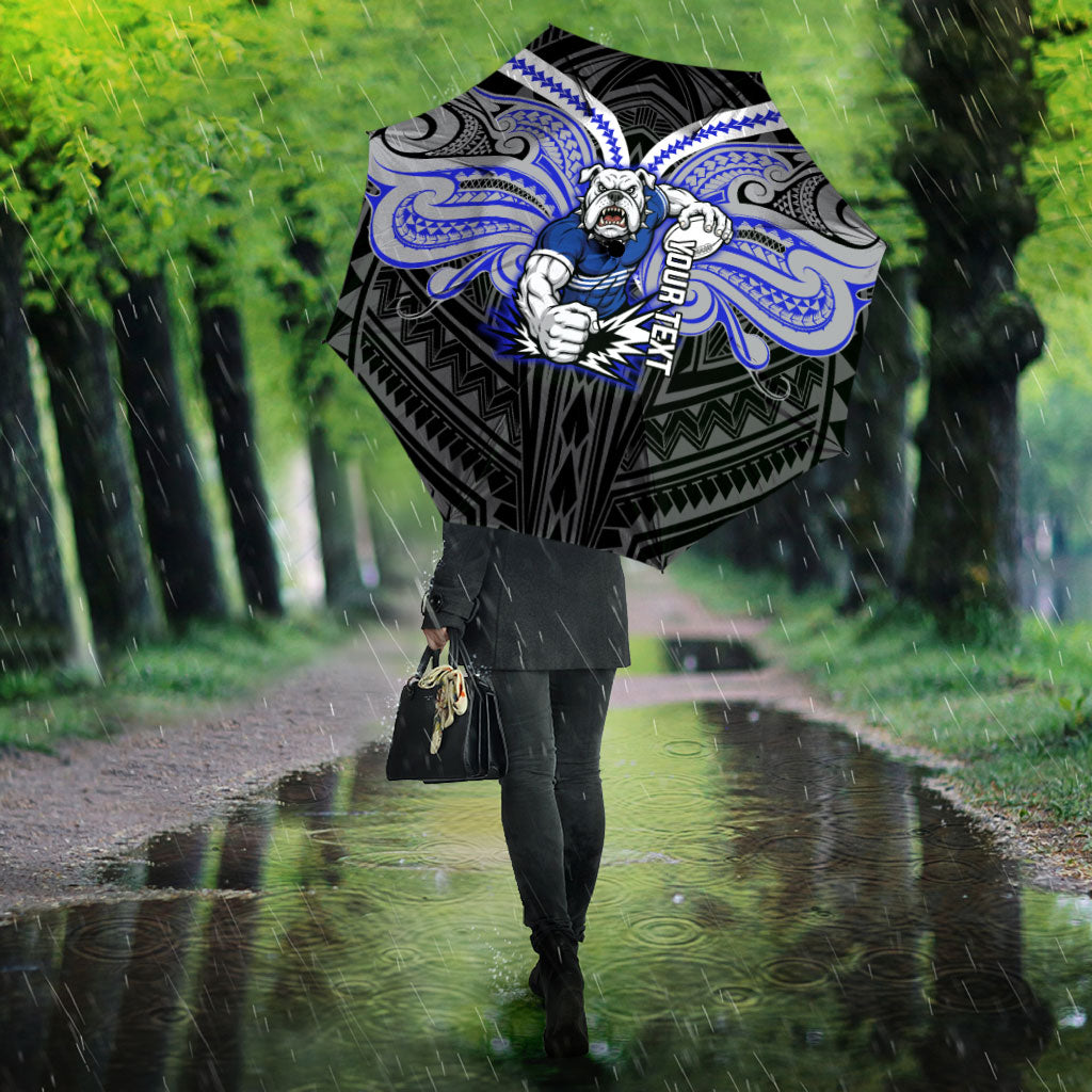Custom Canterbury-Bankstown Bulldogs Umbrella Bulldog Warrior Polynesia Islander Rugby Mascot