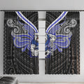 Custom Canterbury-Bankstown Bulldogs Window Curtain Bulldog Warrior Polynesia Islander Rugby Mascot