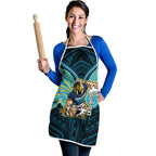 Custom Gold Coast Titans Apron Titan Warrior Polynesia Islander Rugby Mascot