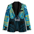 Custom Gold Coast Titans Blazer Titan Warrior Polynesia Islander Rugby Mascot