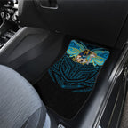 Custom Gold Coast Titans Car Mats Titan Warrior Polynesia Islander Rugby Mascot