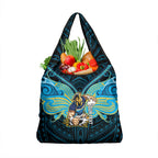 Custom Gold Coast Titans Grocery Bag Titan Warrior Polynesia Islander Rugby Mascot