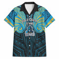 Custom Gold Coast Titans Hawaiian Shirt Titan Warrior Polynesia Islander Rugby Mascot