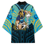 Custom Gold Coast Titans Kimono Titan Warrior Polynesia Islander Rugby Mascot