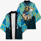 Custom Gold Coast Titans Kimono Titan Warrior Polynesia Islander Rugby Mascot