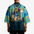 Custom Gold Coast Titans Kimono Titan Warrior Polynesia Islander Rugby Mascot