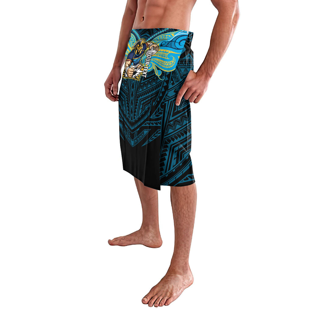 Custom Gold Coast Titans Lavalava Titan Warrior Polynesia Islander Rugby Mascot
