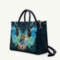 Custom Gold Coast Titans Leather Bag Titan Warrior Polynesia Islander Rugby Mascot