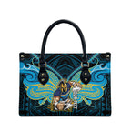Custom Gold Coast Titans Leather Bag Titan Warrior Polynesia Islander Rugby Mascot