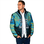 Custom Gold Coast Titans Padded Jacket Titan Warrior Polynesia Islander Rugby Mascot