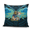 Custom Gold Coast Titans Pillow Cover Titan Warrior Polynesia Islander Rugby Mascot
