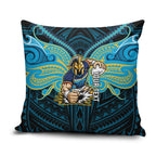 Custom Gold Coast Titans Pillow Cover Titan Warrior Polynesia Islander Rugby Mascot