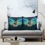 Custom Gold Coast Titans Pillow Cover Titan Warrior Polynesia Islander Rugby Mascot