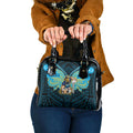 Custom Gold Coast Titans Shoulder Handbag Titan Warrior Polynesia Islander Rugby Mascot