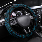 Gold Coast Titans Steering Wheel Cover Titan Warrior Polynesia Islander Rugby Mascot