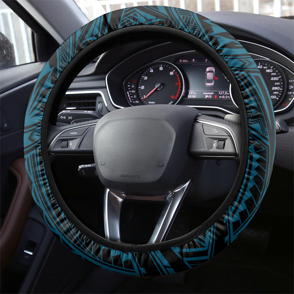 Gold Coast Titans Steering Wheel Cover Titan Warrior Polynesia Islander Rugby Mascot