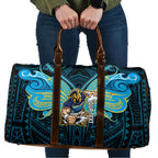 Custom Gold Coast Titans Travel Bag Titan Warrior Polynesia Islander Rugby Mascot