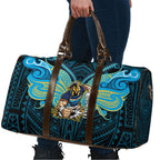 Custom Gold Coast Titans Travel Bag Titan Warrior Polynesia Islander Rugby Mascot