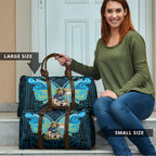 Custom Gold Coast Titans Travel Bag Titan Warrior Polynesia Islander Rugby Mascot