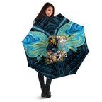 Custom Gold Coast Titans Umbrella Titan Warrior Polynesia Islander Rugby Mascot
