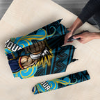 Custom Gold Coast Titans Umbrella Titan Warrior Polynesia Islander Rugby Mascot