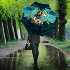 Custom Gold Coast Titans Umbrella Titan Warrior Polynesia Islander Rugby Mascot